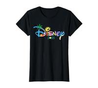 Disney Mickey Mouse Summer Beach Vacation 2025 Trip Matching T-Shirt, Women, Black, XX-Large