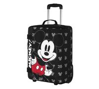 Disney Mickey Mouse Surprise-Foldable Cabin Suitcase, Black, 20 x 36 x 52 cm, Capacity 30 L