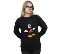 Disney Mickey Mouse Surprised Sweatshirt In Black Black L