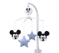 Disney Mickey Mouse - Timeless Mickey Mouse & Stars Musical Mobile, Light Blue, Black, White