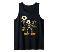 Disney Mickey Mouse Trick & Treat Skeleton Costume Halloween Tank Top