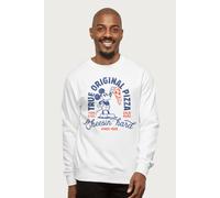 Disney Mickey Mouse True Original Pizza Cheesin Hard Sweatshirt In White White S