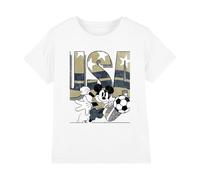 Disney Mickey Mouse USA Soccer Kids T Shirt, White, 5-6Y