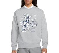 Disney Mickey Mouse Vintage Merry, Bright And Tied Up In Lights Unisex Sweatshirt, Athletic Heather, X-Large