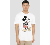 Disney Mickey Mouse Vintage Mickey T-Shirt In White White XL
