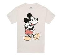 Disney Mickey Mouse Vintage Mickey Unisex T Shirt, Natural, Medium