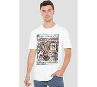 Disney Mickey Mouse Vintage Poster Christmas Good Deed T-Shirt, White White