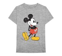 Disney Mickey Mouse Vintage T-Shirt Gray XS
