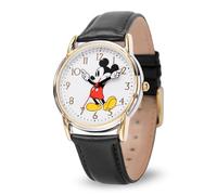 Disney Unisex-Adults Analog Japanese Quartz Watch with Leather Strap WDS001239