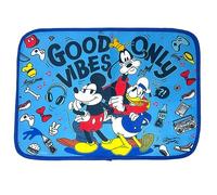 Disney Mickey Mouse Waterproof Fabric Placemat Table Mat Washable and Heat Resistant Non Absorption 40 x 30 cm 100% Polyester