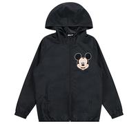 Disney Mickey Mouse Women's Hooded Windbreaker Jacket - Lightweight & Durable Womens Windbreaker Jacket with Hood, Black, S