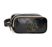 Disney Mickey Outline Triple Pink Bag, Black, Triple case