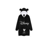 Disney Hoodies for Girls Boys, Kids Oversized Hoodie Blanket, Minnie Mickey Stitch Gifts (Black)