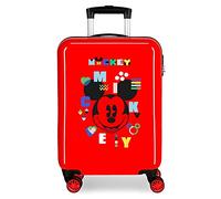 Disney Mickey Shape Shifter Multi-coloured Cabin Suitcase 38 x 55 x 20 cm Rigid ABS Side Combination Closure 34L 2.7 kg 4 Wheels Double Hand Luggage