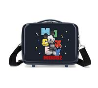 Disney Mickey's Party Adaptable Toiletry Bag, Blue, 29 x 21 x 15 cm, Rigid ABS 9.14 L