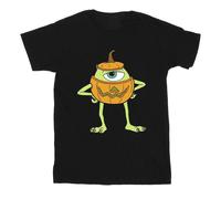 Disney Mike Pumpkin Cotton Halloween T-Shirt in Black | Size: 5-6 Years Disney Black 5-6 Years
