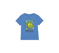 Disney Mike Wazowski Graffiti T-Shirt Pale Blue | Size: 7-8 Years Disney Pale Blue 7-8 Years