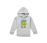 Disney Mike Wazowski Graffiti Youth Kids Pull-Over Hoodie, Athletic Heather in Grey | Size: 12-13 Years Disney Grey 12-13 Years