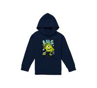 Disney Mike Wazowski Graffiti Youth Kids Pull-Over Hoodie, Navy | Size: 7-8 Years Disney Navy 7-8 Years