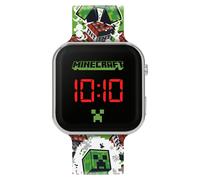 Disney - Minecraft Creeper Tnt Printed Strap Led Watch NEW