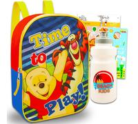 Disney Mini Backpack - Winnie the Pooh Backpack Bundle Water Bottle Stickers More | Winnie the Pooh Backpack Small