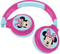 Lexibook HPBT010MN Minnie, 2-in-1 Bluetooth Headphones, Stereo, Wireless, Wired,