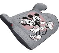 Disney Minnie and Mickey Mouse Baby Booster Seat for Child Safety with Height from 125 to 150 cm with Cute Mickey and Mickey Mouse Graphics on Grey Background