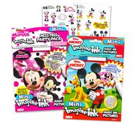 Disney Minnie and Mickey Mouse Imagine Ink Book Bundle with Mickey Mouse Stickers and Mess-Free Markers