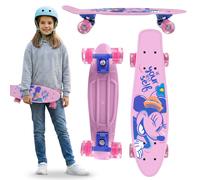 DISNEY MINNIE Children's fish skateboard, 55 cm, non-slip deck, lightweight