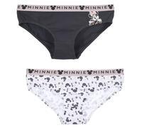 Disney Minnie Culotte Set of 2 Women's Panties Underwear for Adult Cotton (IT, Text, M, 8 Years, Regular, Standard, Multicolor)