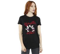 Disney Minnie Daisy We´ve Got This Cotton Boyfriend T-Shirt In Black Black S
