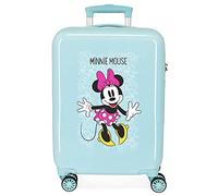 Disney Minnie Enjoy the Day Green Cabin Suitcase 40x55x20 cm Rigid ABS Combination lock 34 Litre 2.8 Kg 4 Double Wheels Hand Luggage