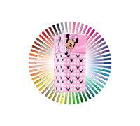Disney Minnie Mouse Colouring Pens 60 Pack Felt Tip Pens for Kids Art Supplies Set Drawing Colouring Arts and Crafts School Party Gifts for Girls (Pink)