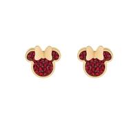 Disney Minnie Girls Stud Earrings Stainless Steel Cubic Zirconia Disney Jewellery, Stainless Steel