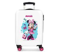 Disney Minnie Good Mood Multicoloured Cabin Suitcase 34 x 55 x 20 cm Rigid ABS Combination Lock 32 Litre 2.5 kg 4 Double Wheels Hand Luggage