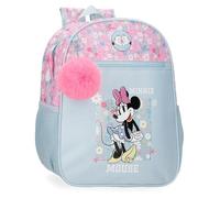 Disney Minnie Happy Children's Backpack, School Bag, Made of Polyester, Side Pockets, Adjustable Wide Straps, Top Handle for Hanging, Magic Fix System., Backpack 33, One Size, Backpack 33
