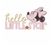 Disney Minnie Hello Little Star Mantle Plaque Pink