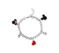 Disney Minnie & Mickey Mouse Charm Bracelet Print