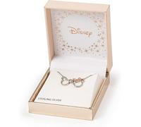 Disney Minnie & Mickey Silver Plated Necklace