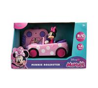 Jada - Disney Minnie RC Roadster 1:32 - Minnie Mouse Radio Controlled Car with Remote Control, Official Disney Design, 9336833314R00, +3 Years