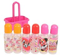 Disney Minnie Mouse 6 Piece Bottles in a Caddy, Pink