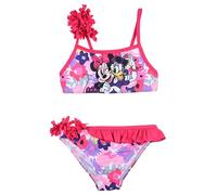 Disney Minnie Mouse and Daisy Bikini for Girls, Summer Two Piece Swimsuit for Girls, Sizes 3 to 8 Years, pink, 8 Years