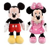 Disney MINNIE MOUSE and MICKEY MOUSE Mini Bean Bag Soft Toy Set 20cm