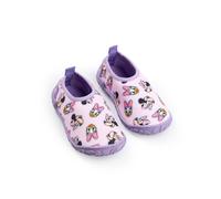 Disney Minnie Mouse & Daisy Girls Light Pink Aqua Shoes | Purple Sole Water Shoes with Pull-On Tab | Lightweight Beach Footwear | Pool & Holiday Beachwear Merch - 6 UK Child