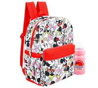 Disney Minnie Mouse Backpack Set - Bundle with 16” Minnie and Daisy Duck Bag Plus Stickers Backpack for Women, Teens, Kids, Girls