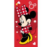 Disney Minnie Mouse Bath Beach towel 140 x 70 cm 100% COTTON Hearts