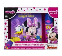 Disney Minnie Mouse - Best Friends Pop-Up Sound Board Book and Sound Flashlight Toy - PI Kids (Play-A-Sound)