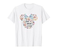 Disney Minnie Mouse Best Mum Ever Icon Flowers Mother's Day T-Shirt