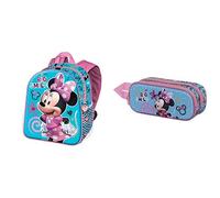 Disney Minnie Mouse Big Smile Basic Backpack + Double 3D Pencil Case