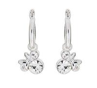 Disney Minnie Mouse Birthstone Jewelry for Women and Girls, Minnie Mouse Crystal Hoop Earrings